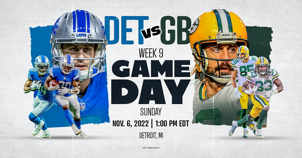 Green Bay Packers vs. Detroit Lions, live stream, TV channel, time, how to watch NFL