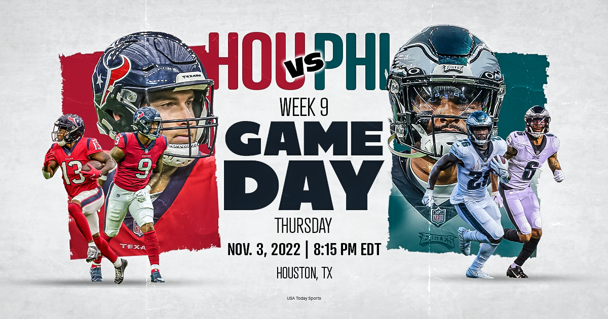 Philadelphia Eagles vs. Houston Texans, live stream, preview, TV channel, time, odds, how to watch TNF