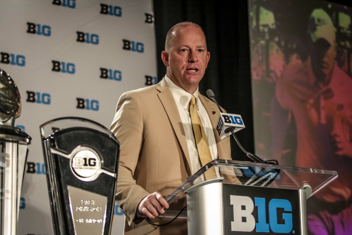Everything Purdue coach Jeff Brohm said about Michigan football