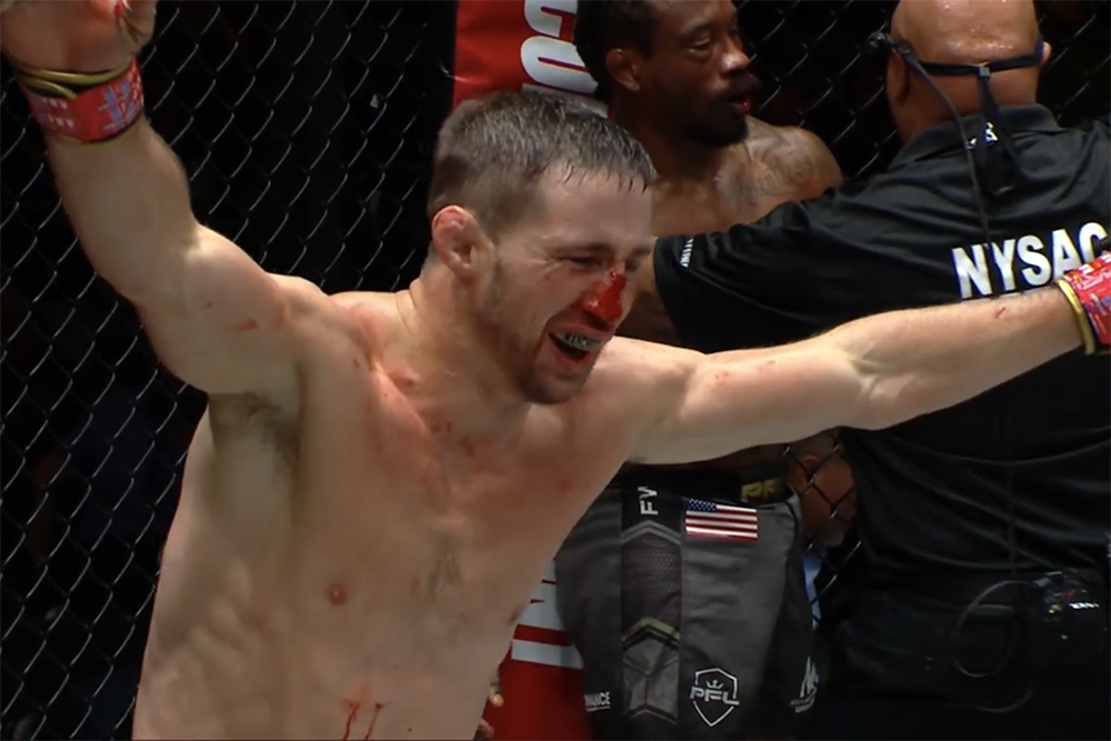 Brendan Loughnane takes out Bubba Jenkins to win 2022 PFL featherweight crown