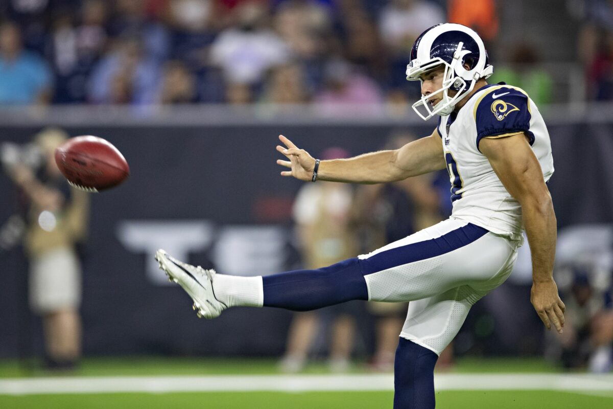 Eagles had free agent punter Brock Miller in for a work out