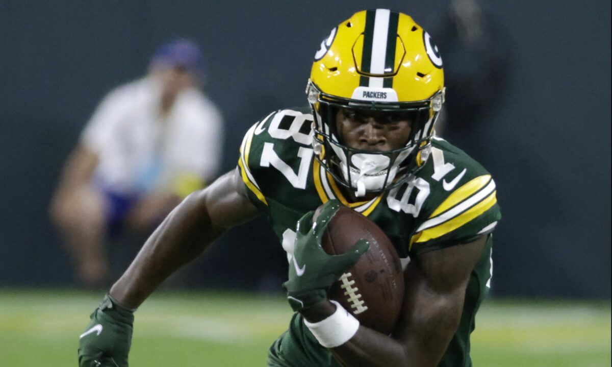 Packers not expecting to have WR Romeo Doubs vs. Eagles