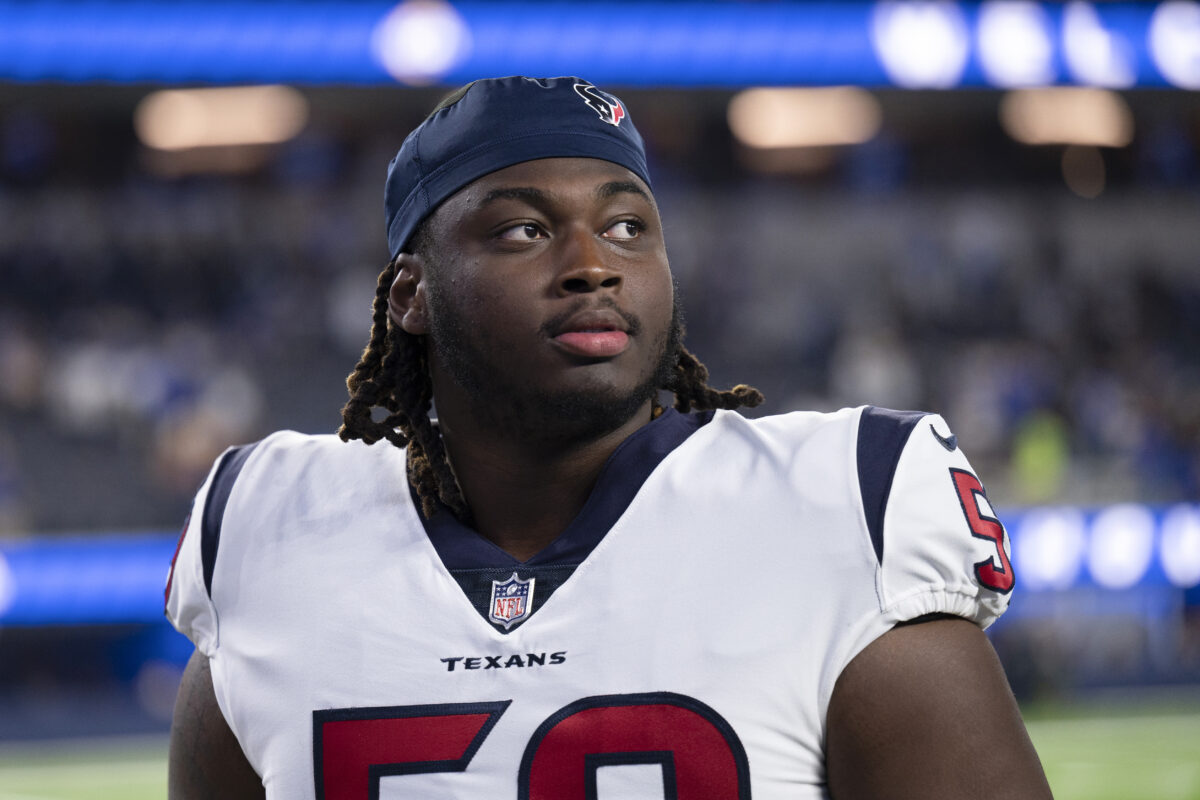 Texans OC Pep Hamilton expects rookie G Kenyon Green to bounce back