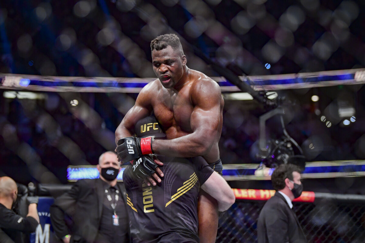 Francis Ngannou opens up on knee injury prior to UFC 270: ‘Everything was designed for me to fall’