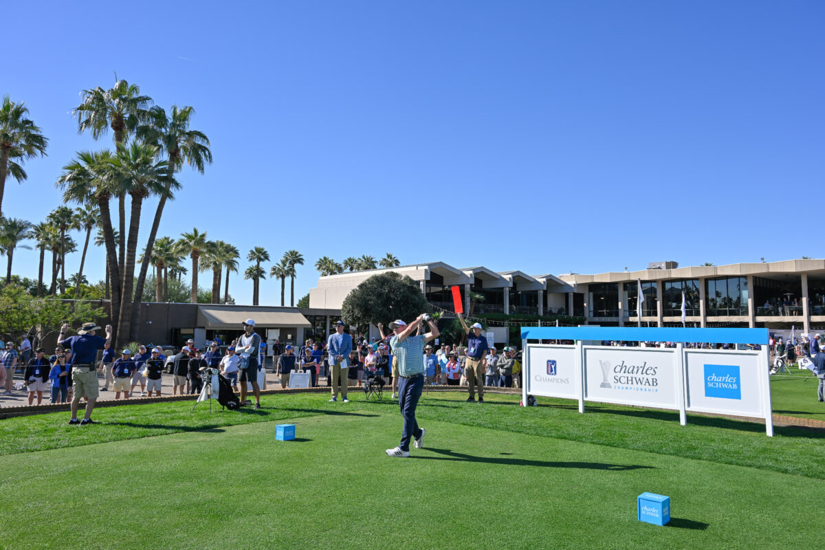 John Huston needs just two hours, 17 minutes to shoot a 6-under 65 at Charles Schwab Cup Championship
