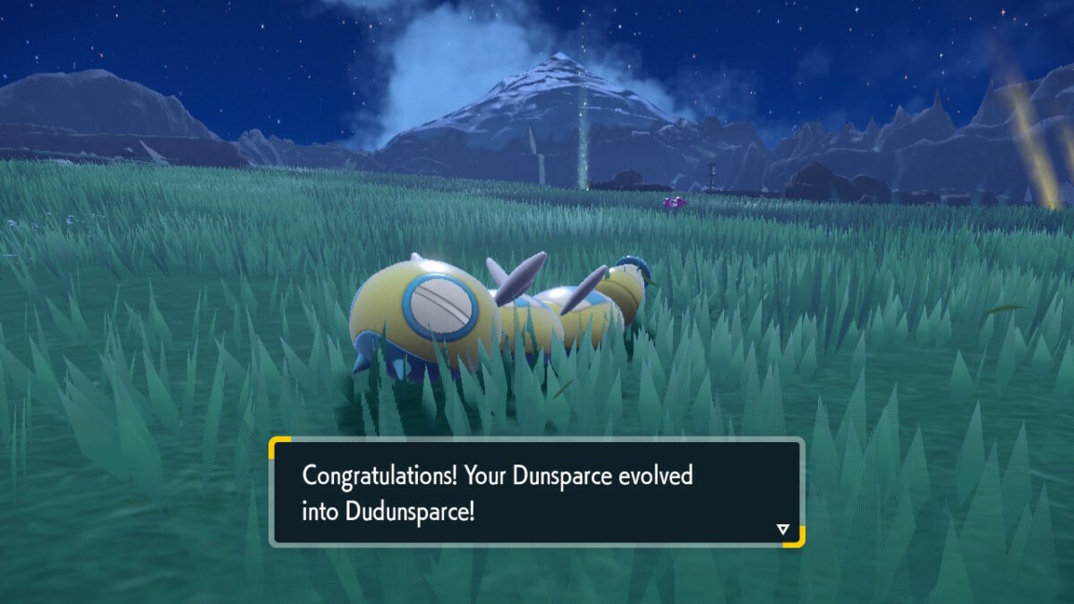 Pokémon Scarlet and Violet: How to evolve Dunsparce into Dudunsparce