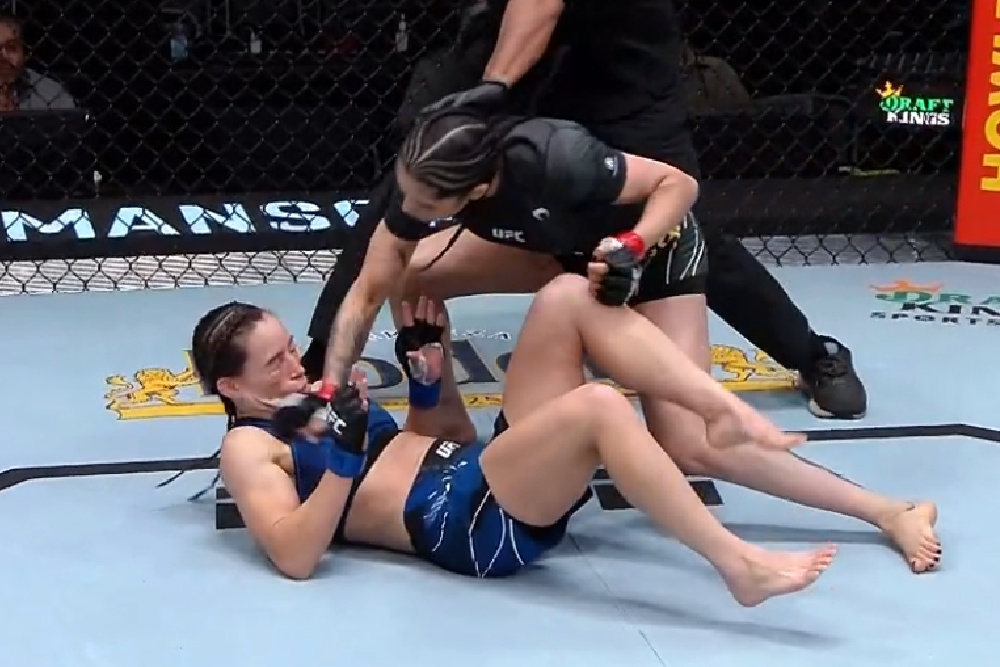UFC Fight Night 214 video: Polyana Viana’s insane combo floors Jinh Yu Frey in 47 seconds