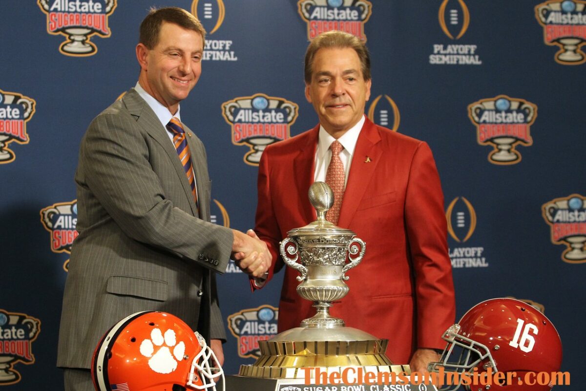 CFP committee chair explains why Clemson is ranked behind Alabama