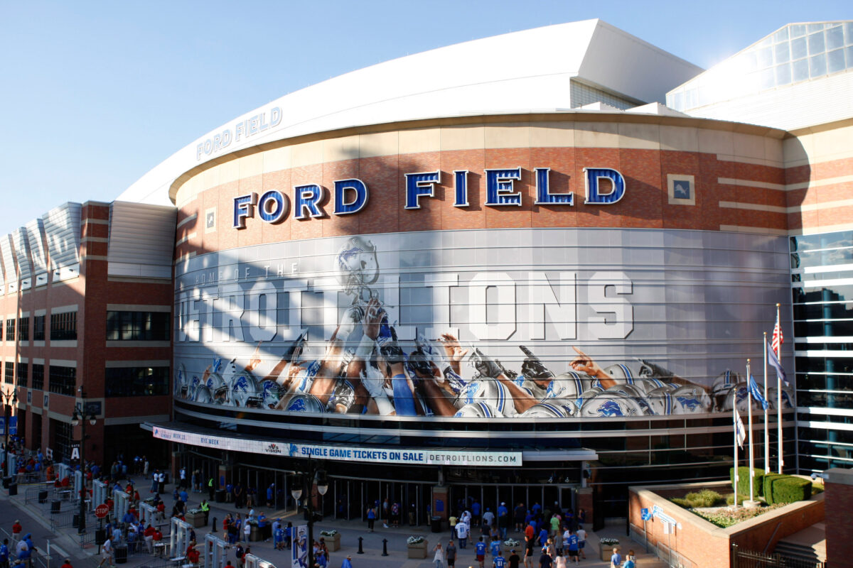 Ford Field will host the Browns vs. Bills on Sunday