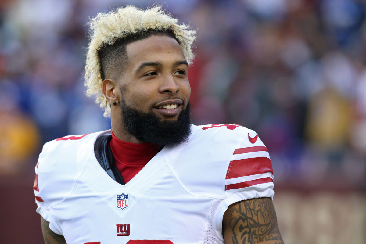 Odell Beckham Jr. escorted from plane; visit with Giants remains on schedule
