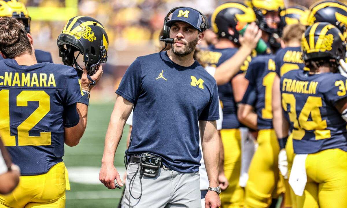 What Matt Weiss said about J.J. McCarthy and the Michigan football offense