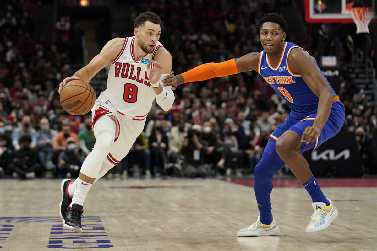 Mock trade sends Zach LaVine to Knicks for Toppin, first-round pick