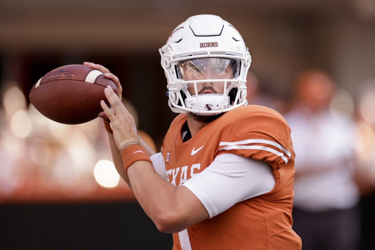 Texas QB Hudson Card is rated one of the top overall players in transfer portal