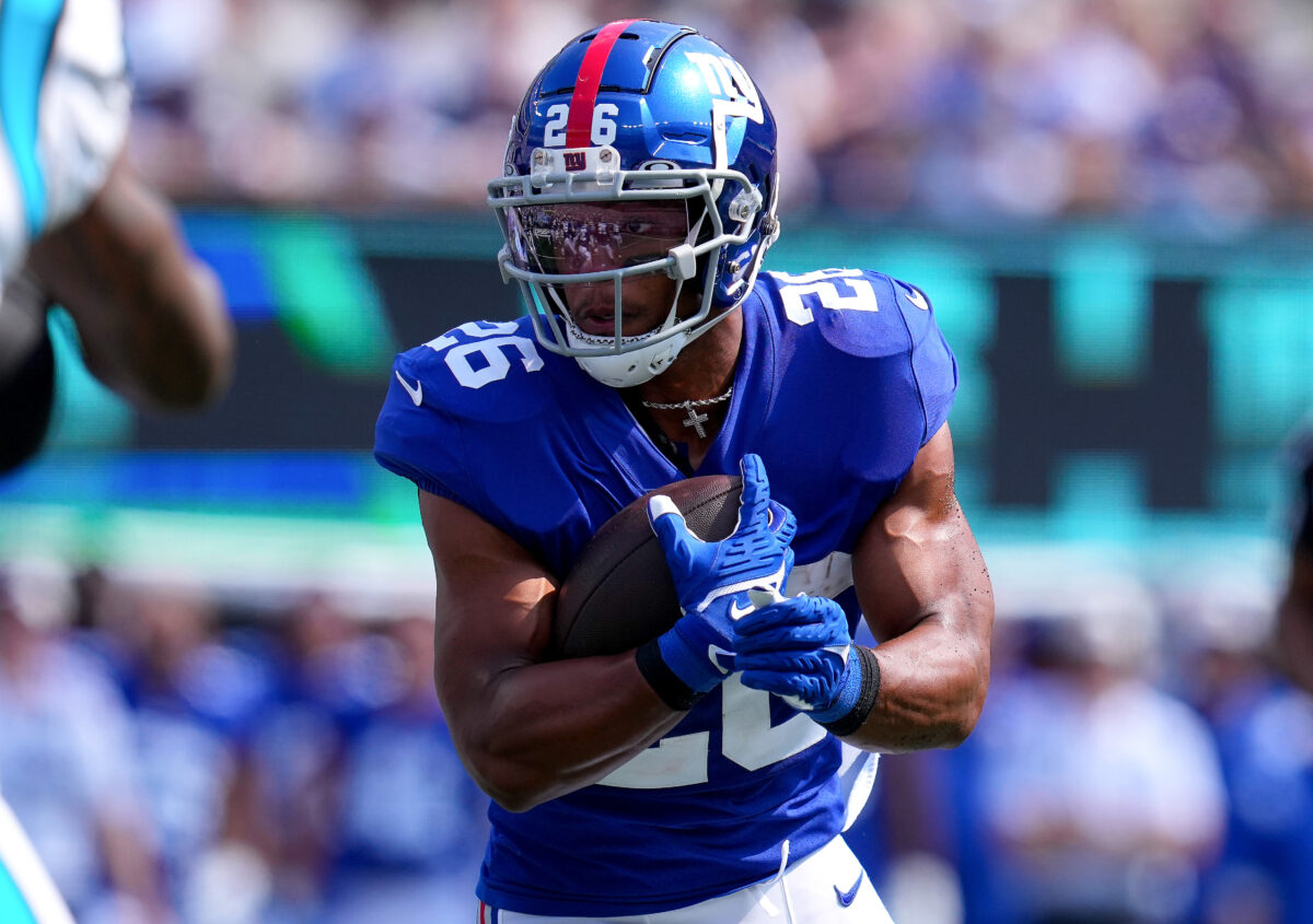 Giants injury report: Saquon Barkley limited in practice