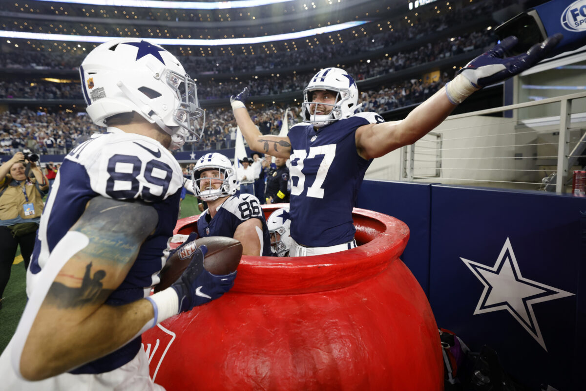 Cowboys tight ends fined for Thanksgiving Whac-A-Mole celebration