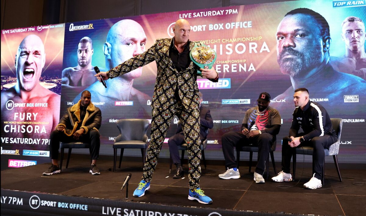 Tyson Fury puts best face on ugly matchup with Derek Chisora