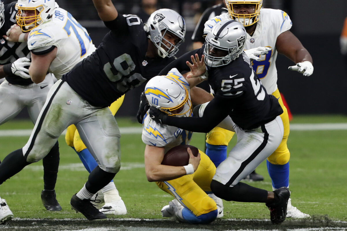 Ballers & Busters for Raiders Week 13 vs Chargers