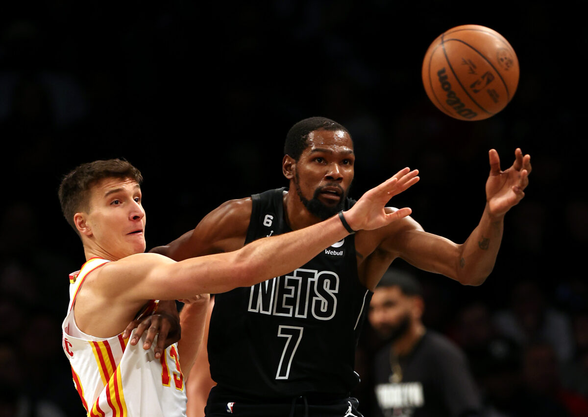 Player grades: Kevin Durant scores 34 as Nets beat Hawks 120-116