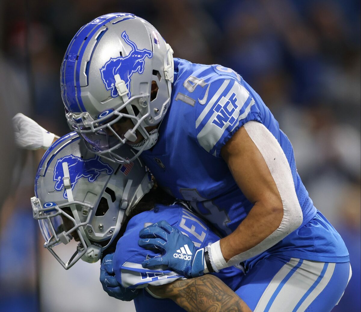 Lions edge into positive point differential for the season in win over Vikings
