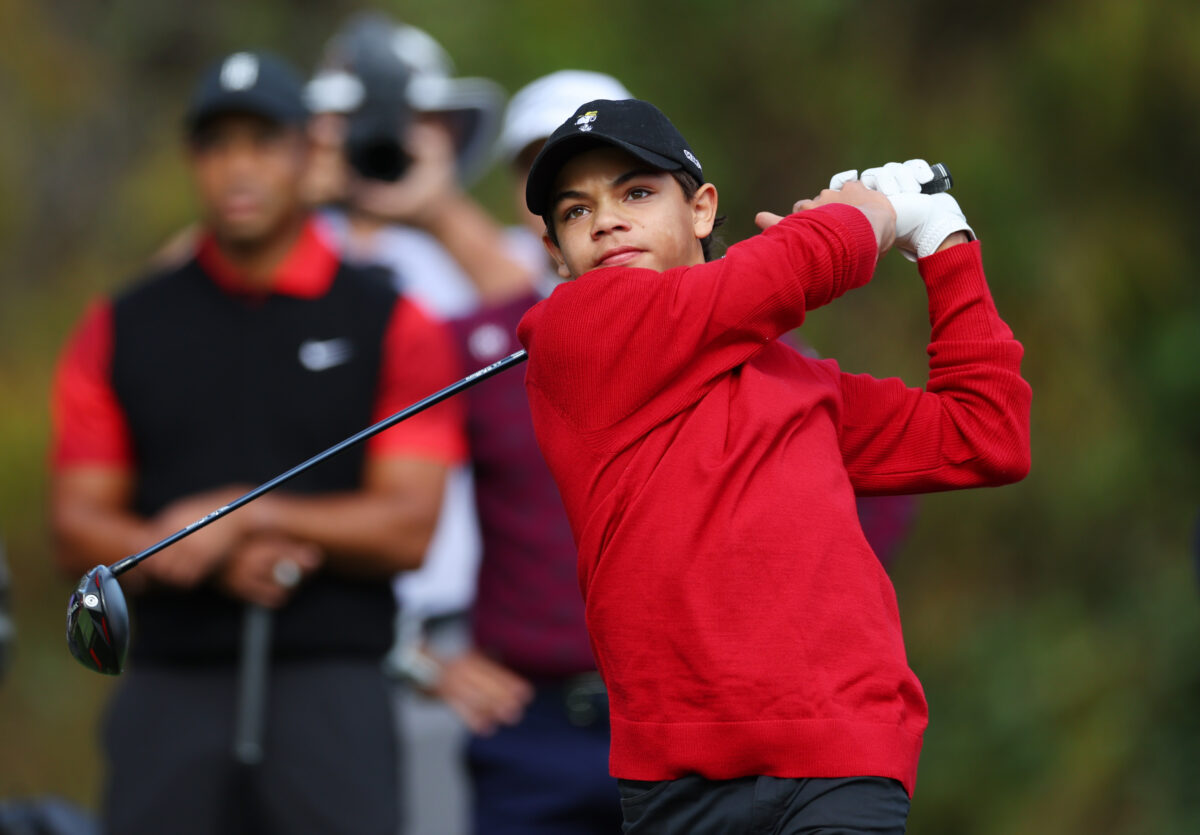 Photos: Tiger Woods, son Charlie Woods at 2022 PNC Championship