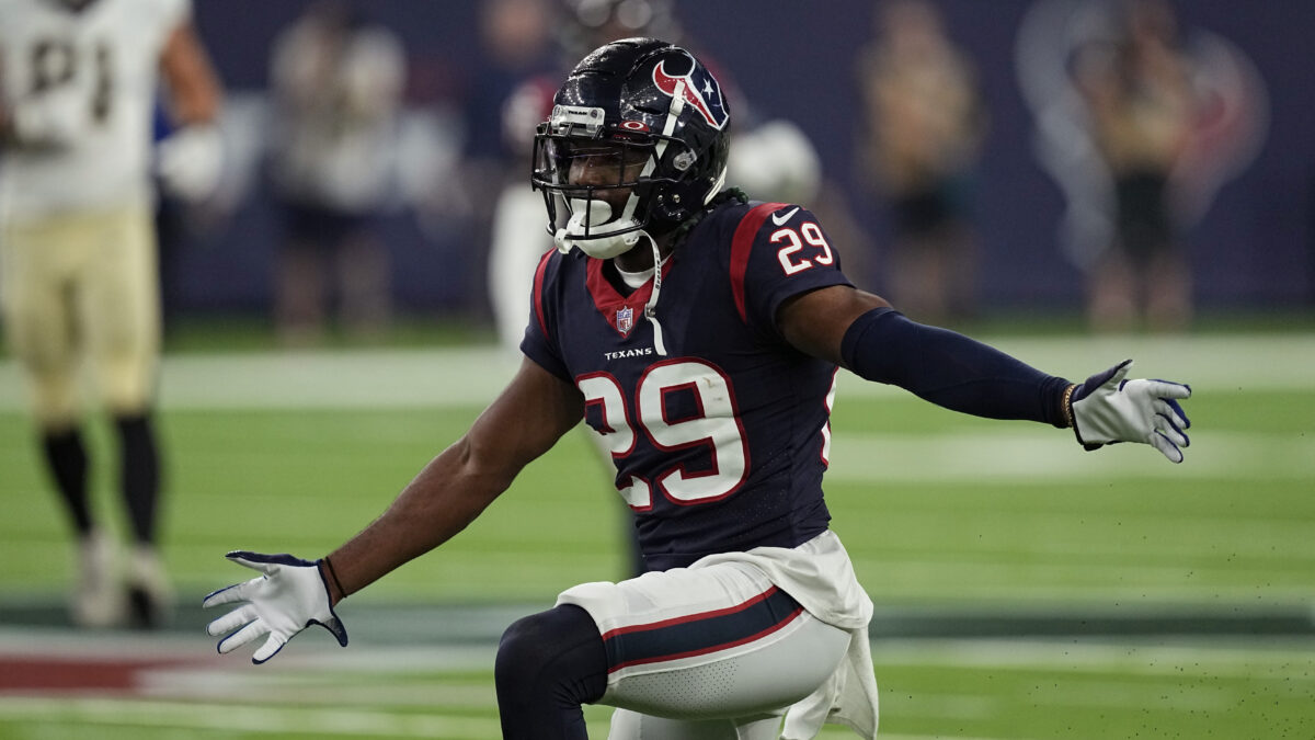 Texans S M.J. Stewart being evaluated for concussion against the Titans