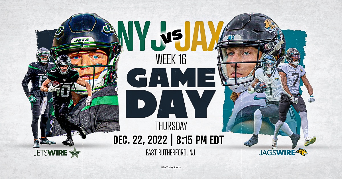 Jets vs. Jaguars game and viewing information for Week 16