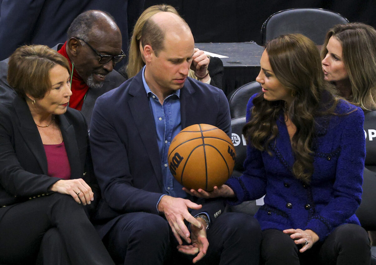 8 photos of Prince William and Princess Kate having a blast at Celtics-Heat