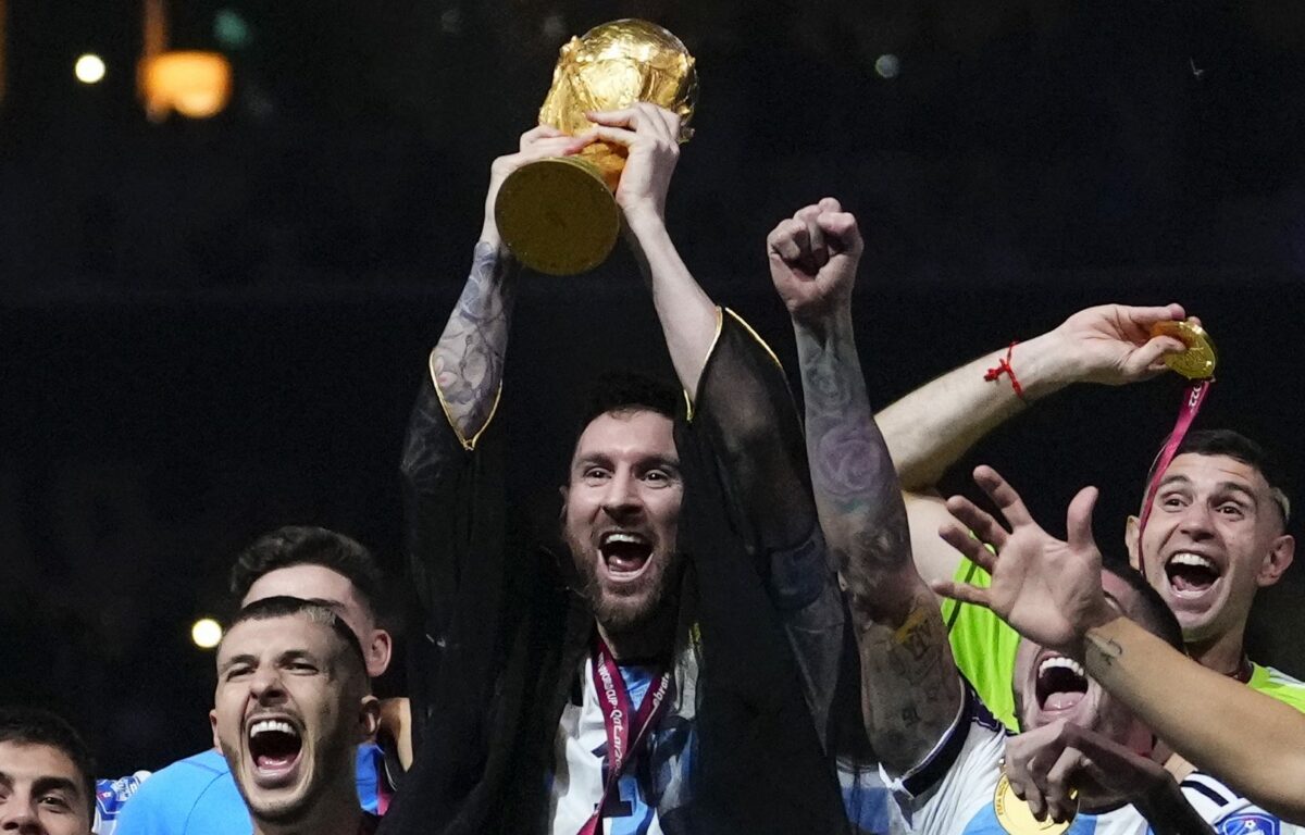An emotional Lionel Messi was relieved after finally winning World Cup in legendary last game