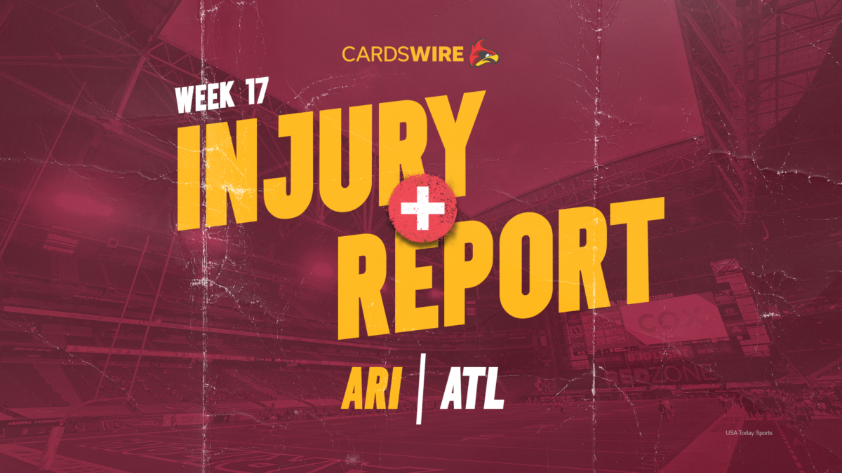 LOOK: Cardinals-Falcons final Week 17 injury report game designations