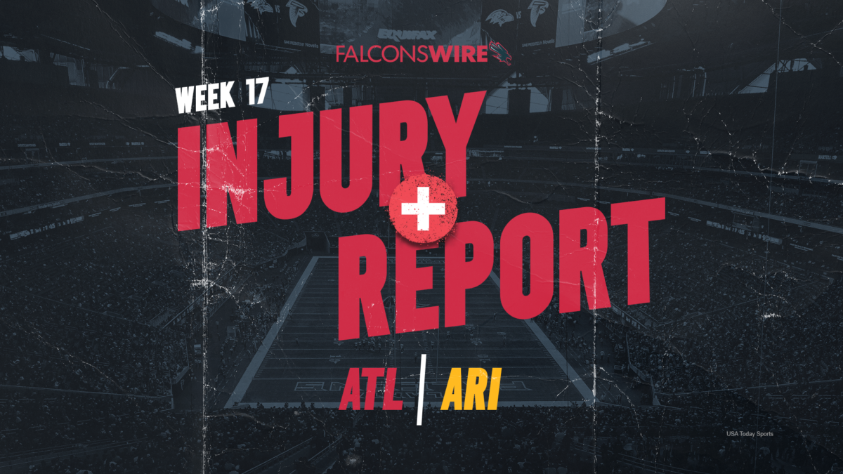 Falcons release final injury report for Week 17 matchup vs. Cardinals