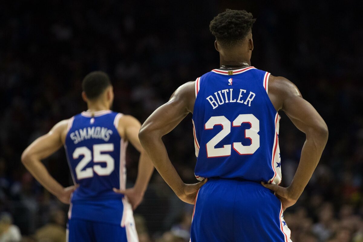 Which 5 players would make up an all ex-Philadelphia 76ers team?