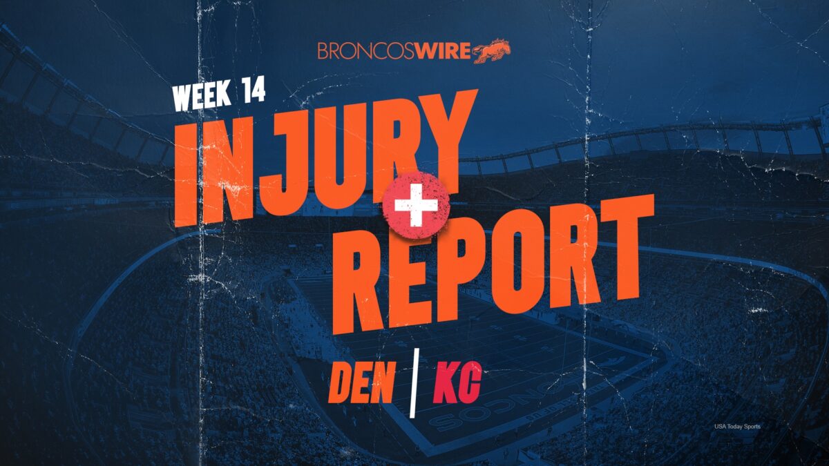 Broncos injuries: Courtland Sutton ruled out for Week 14