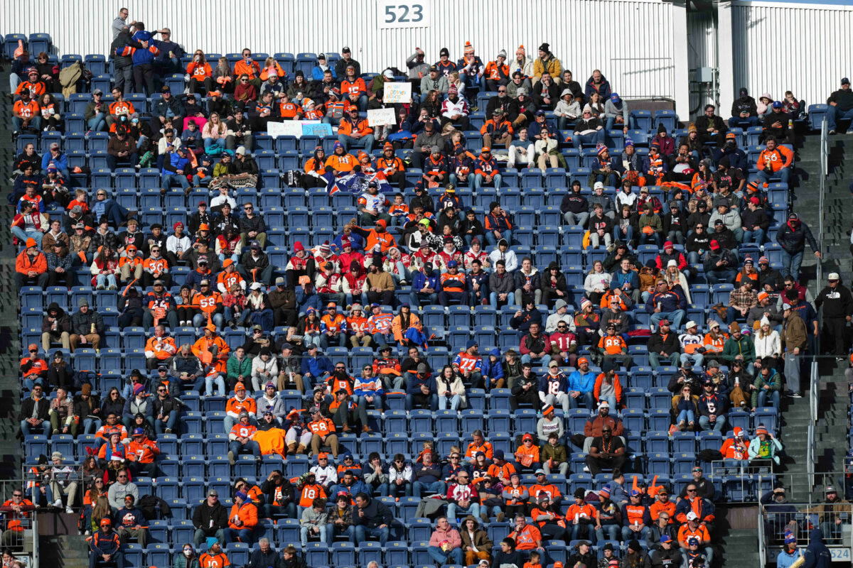 Broncos had 18,423 no-shows on Sunday despite resale tickets dropping as low as $10
