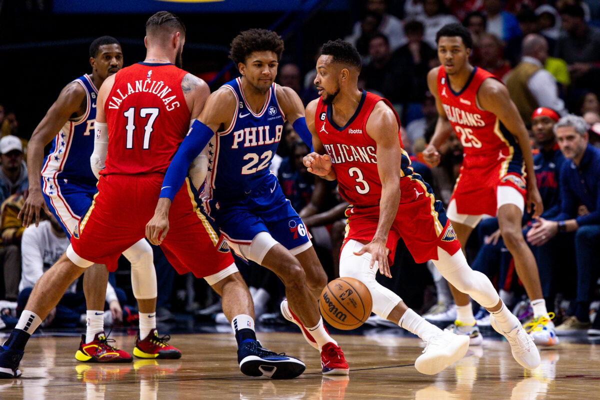 C.J. McCollum explains how Pelicans were able to overcome Sixers