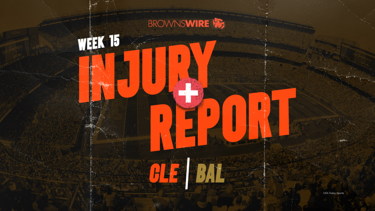 Browns Injury Report: 10 listed on Wednesday’s report with Ravens three days away