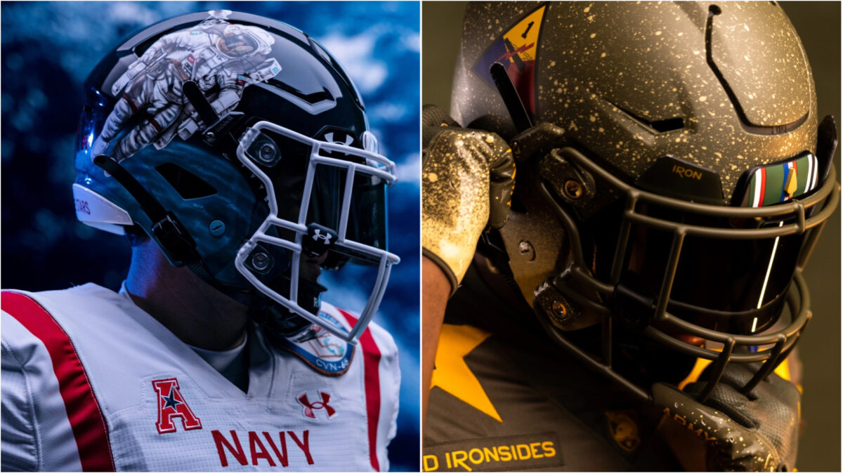 12 up-close photos of this year’s awesome Army-Navy game alternate uniforms