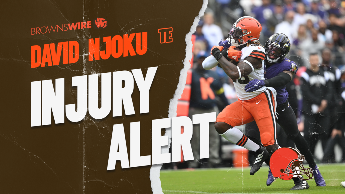 Browns ruled TE David Njoku OUT with knee injury vs. Texans