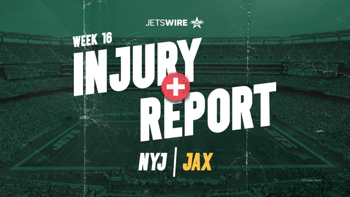Jets vs. Jaguars final injury report: Practice squad wide receiver call up likely with Mims and Smith out