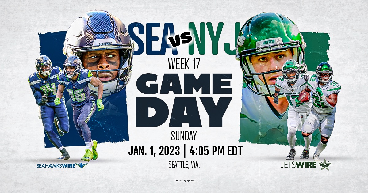 Jets vs. Seahawks game and viewing information for Week 17
