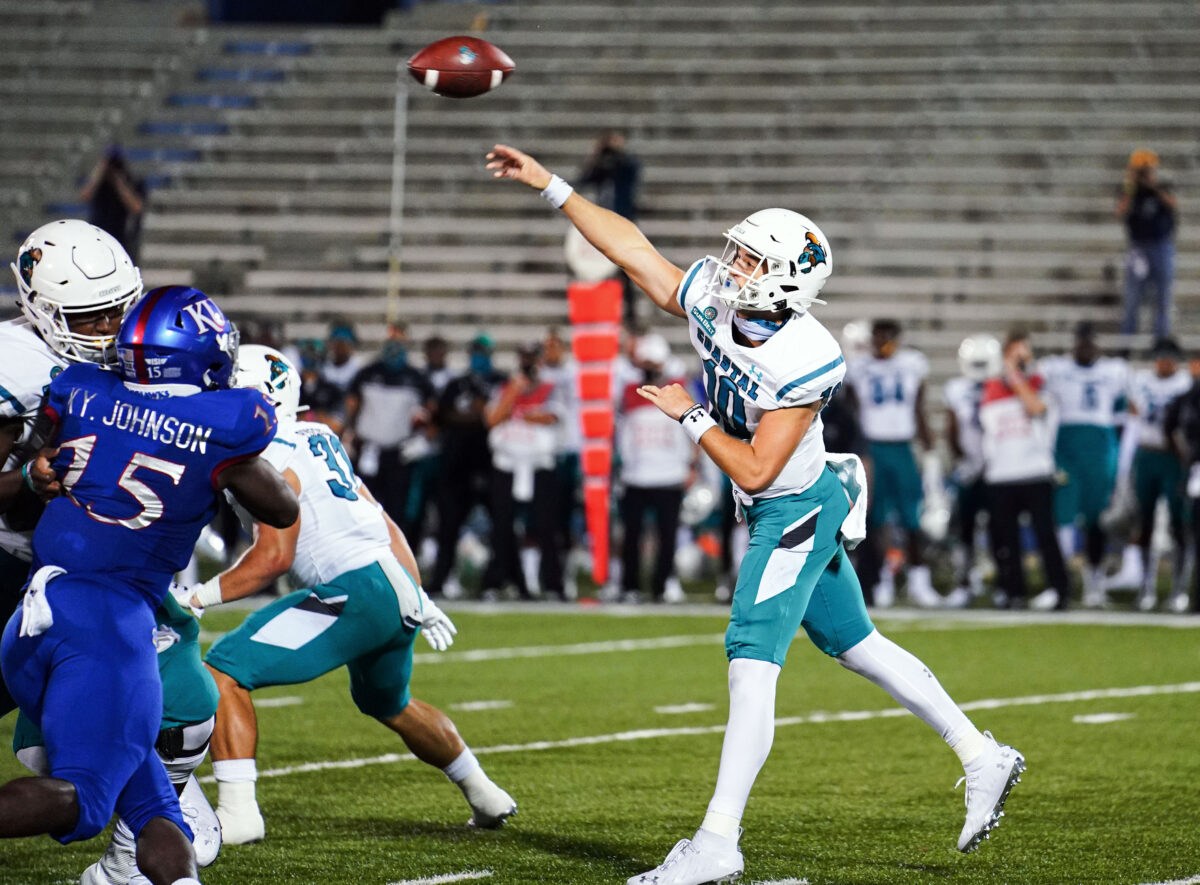 Florida a possible landing spot for Coastal Carolina transfer QB