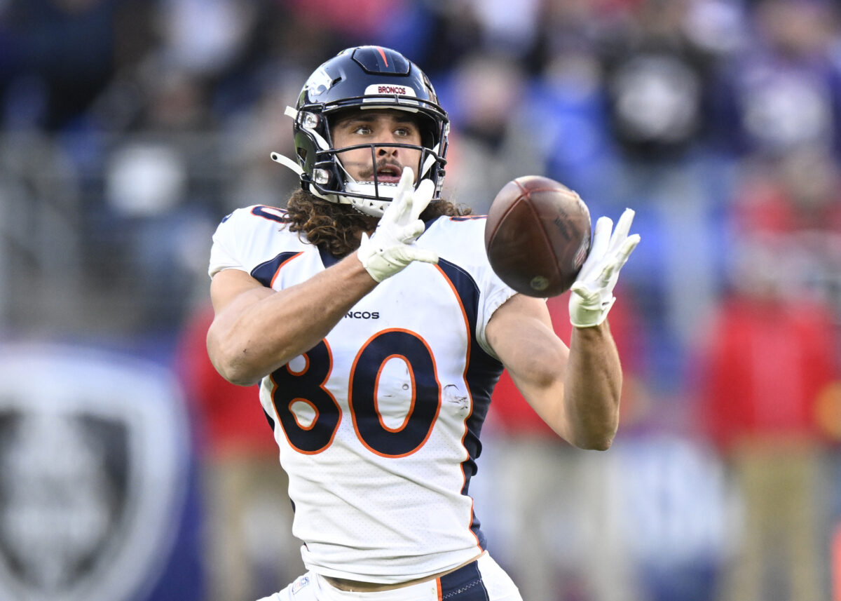 Greg Dulcich is a bright spot for the Broncos’ offense