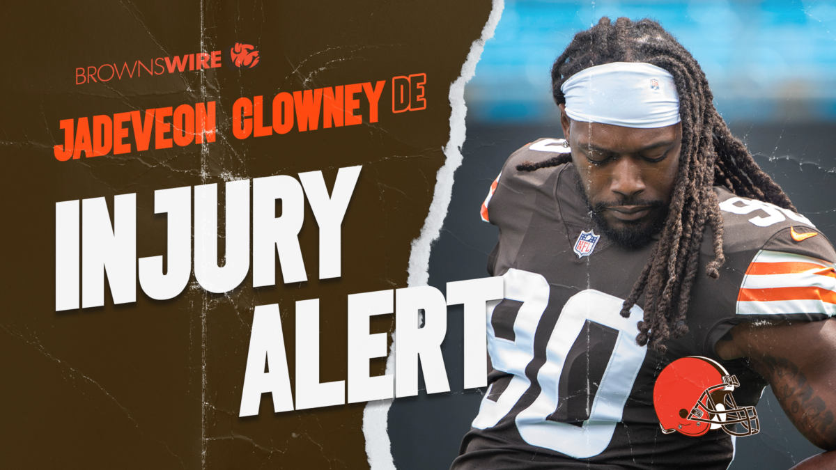 Browns Injury Alert: Jadeveon Clowney heads to locker room early vs. Ravens