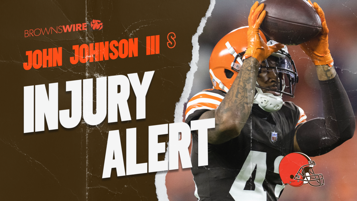Browns Injury Alert: John Johnson III questionable to return with thigh injury