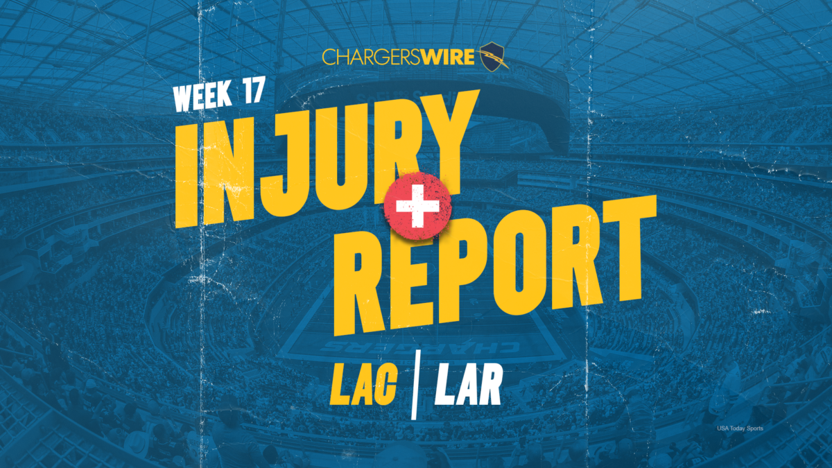 Chargers final injury report ahead of matchup with Rams
