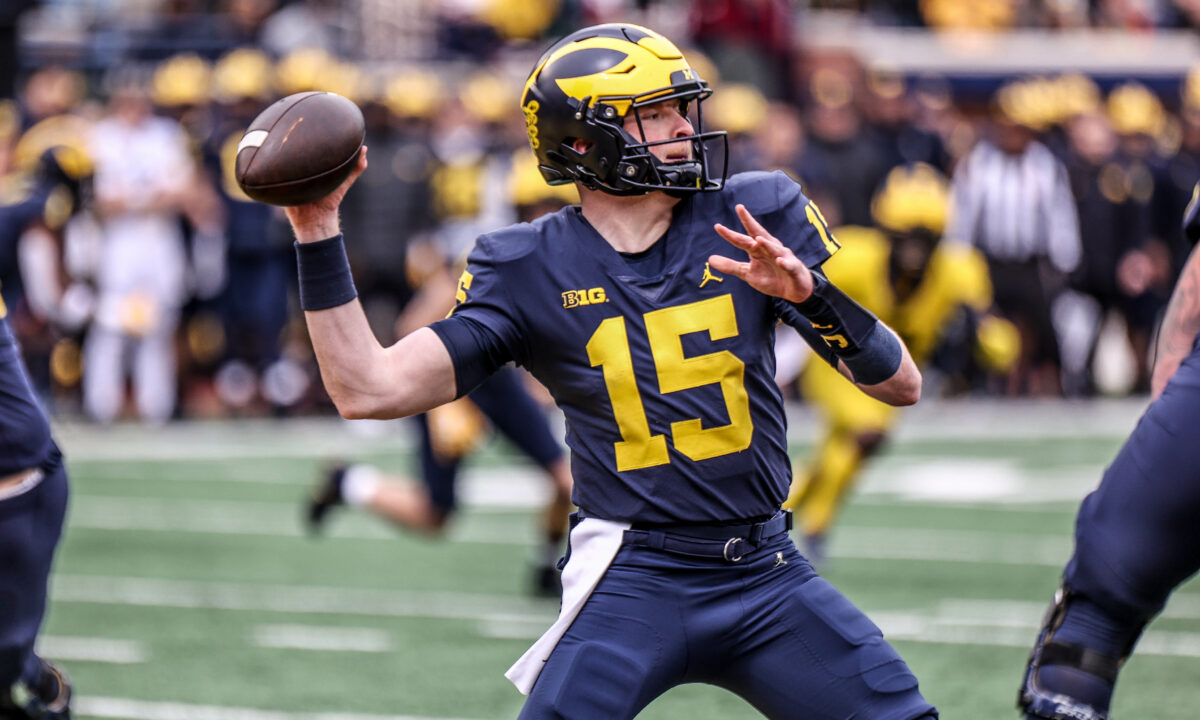 Another Michigan football QB in the NCAA transfer portal