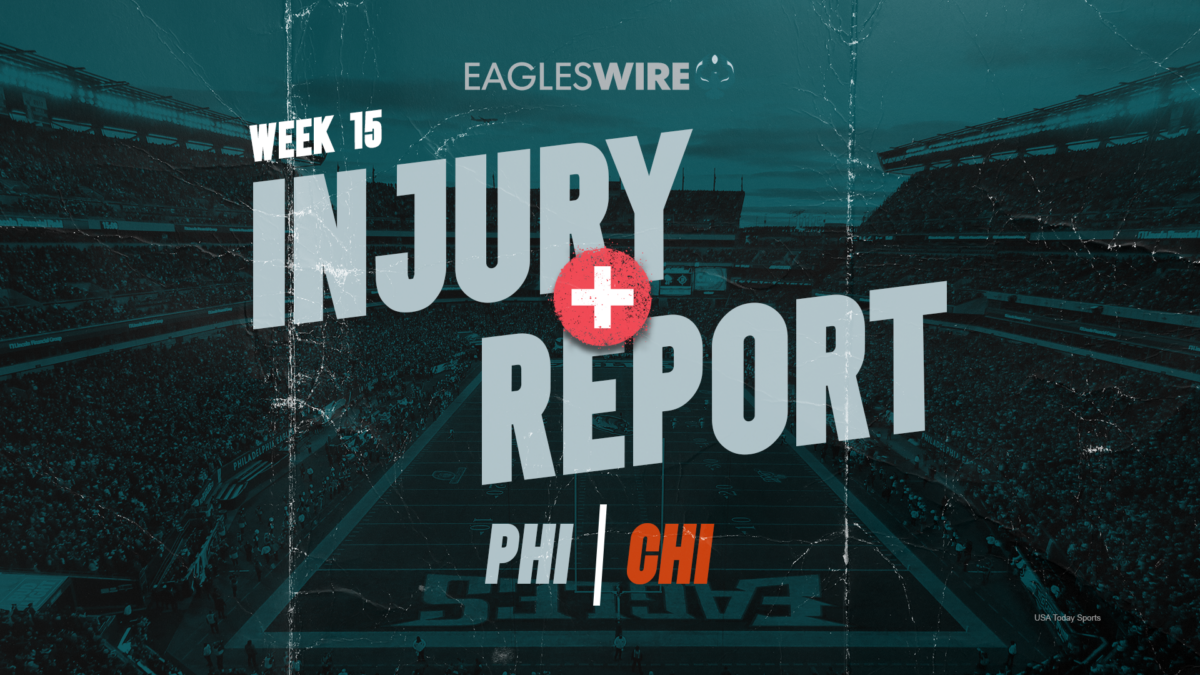 Eagles vs. Bears: Thursday injury report