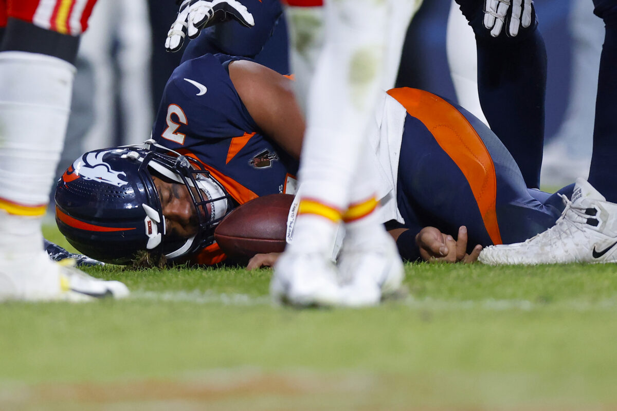 Broncos QB Russell Wilson in concussion protocol; RB Mike Boone likely done for season