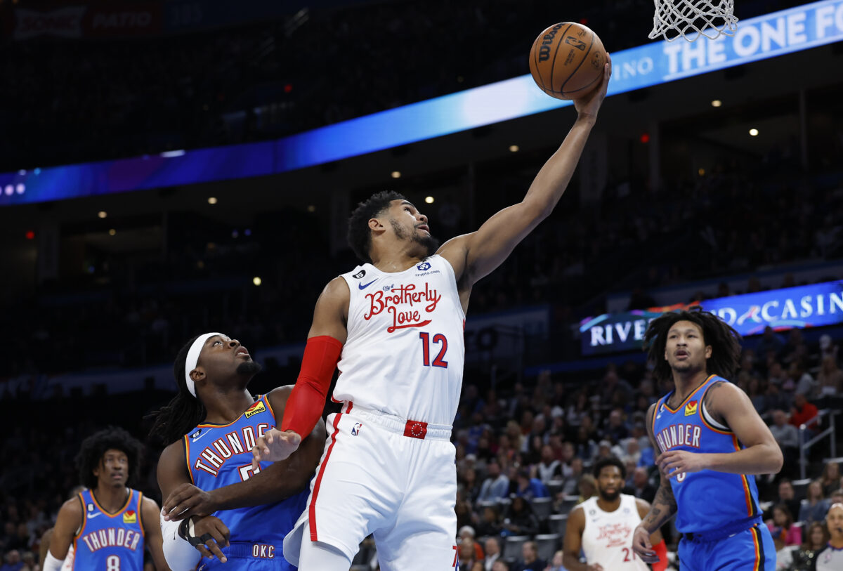 Player grades: Tobias Harris, short-handed Sixers beat up on Thunder