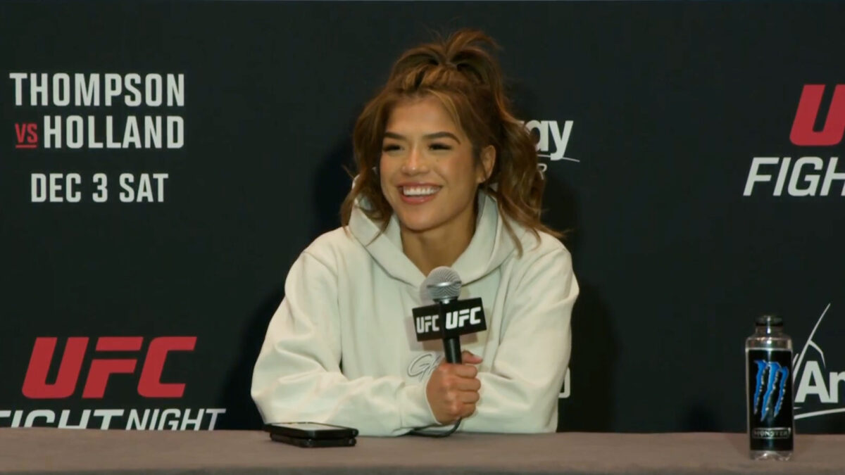 Tracy Cortez explains how ‘good mentor’ Henry Cejudo is pushing her to score first UFC finish