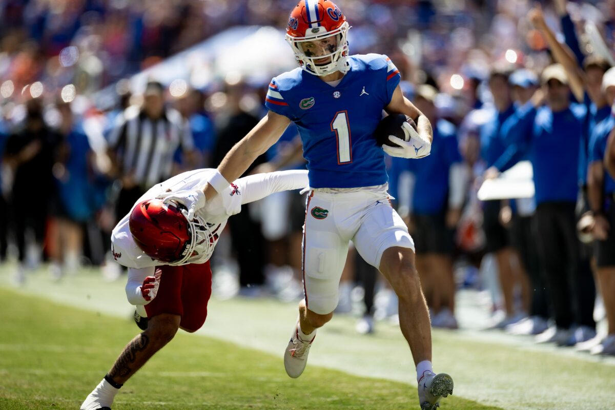 Florida’s top wide receiver still deciding between draft and returning